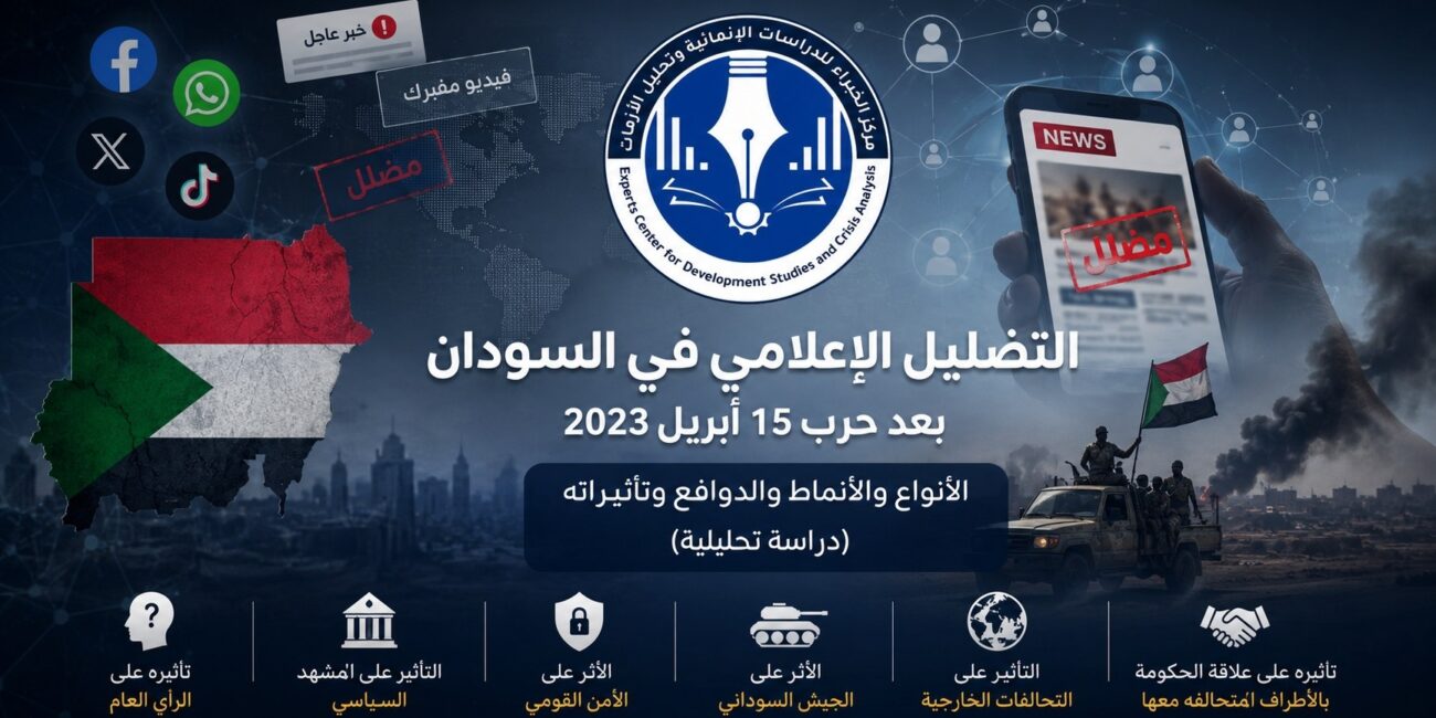 التضليل الإعلامي في السودان بعد حرب 15 أبريل 2023 – الأنواع والأنماط والدوافع و تأثيراته على الرأي العام والمشهد السياسي –الأمني – العسكري – الاقتصادي
